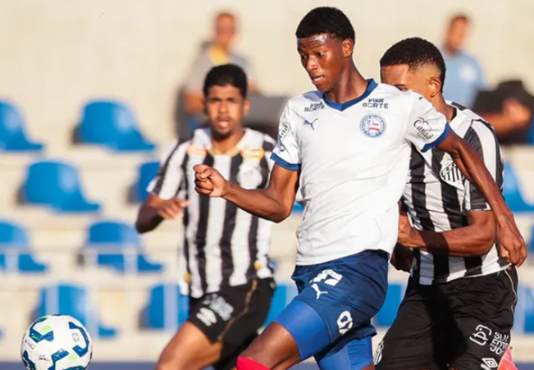 imagem da materia: Pelo Brasileiro sub-20, Santos fica no empate sem gols com o Bahia