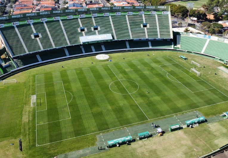 imagem da materia: Guarani troca gramado do Brinco de Ouro