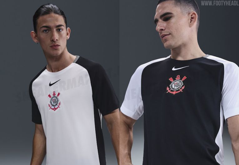 imagem da materia: Confira as camisas vazadas do Corinthians para 2025