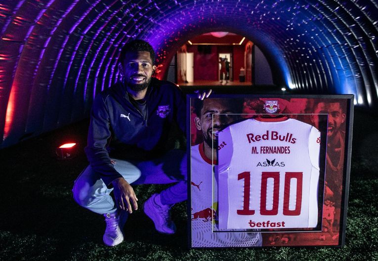 imagem da materia: Matheus Fernandes completa 100 jogos pelo Bragantino