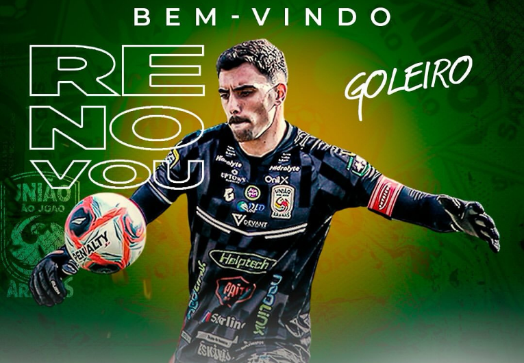 imagem da materia: União São João confirma permanência do goleiro Pellegrini