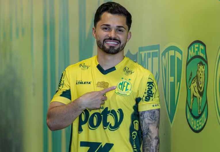 imagem da materia: Mirassol anuncia a contratação do atacante Alesson