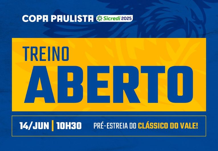 imagem da materia: São José faz treino aberto antes de estreia na Copa Paulista