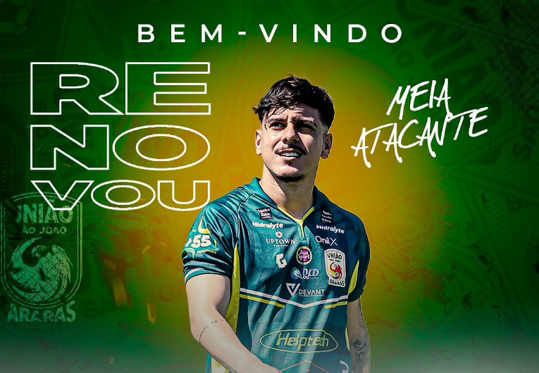 imagem da materia: União São João renova com Paulinho para a Copa Paulista