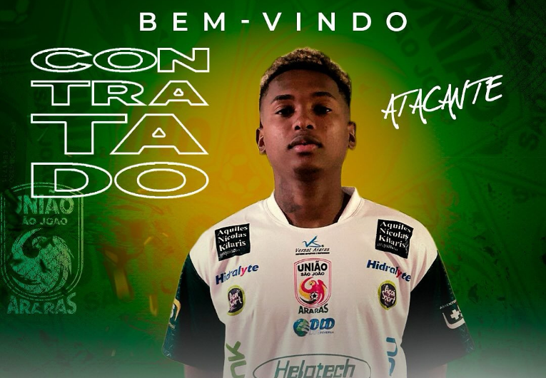imagem da materia: União São João fecha com atacante Dudu Black
