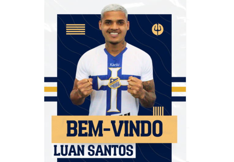 imagem da materia: Luan Santos reforça o Água Santa em sequência na Série D