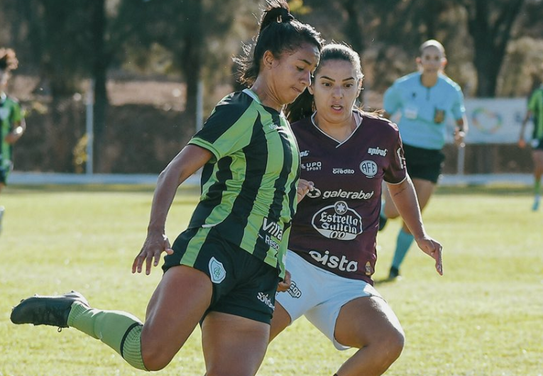 imagem da materia: AFE perde para o América, mas se classifica no BR Feminino