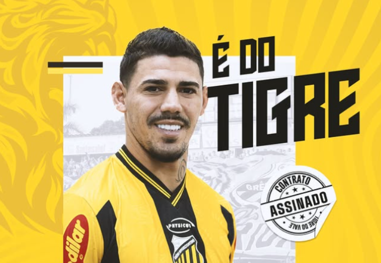 imagem da materia: Novorizontino anuncia lateral Mayk, emprestado pelo Grêmio