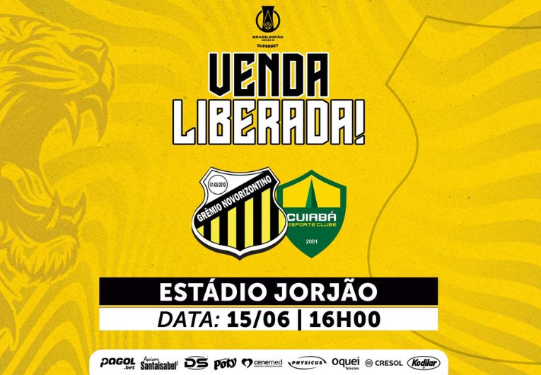 imagem da materia: Tigre abre venda de ingressos para jogo contra o Cuiabá