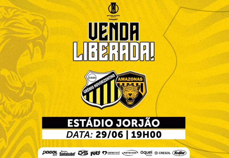 imagem da materia: Tigre abre venda de ingressos para jogo contra o Amazonas