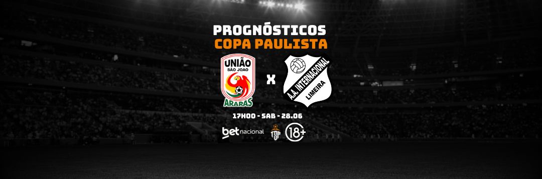 imagem da materia: Palpites: União São João x Inter de Limeira - Copa Paulista
