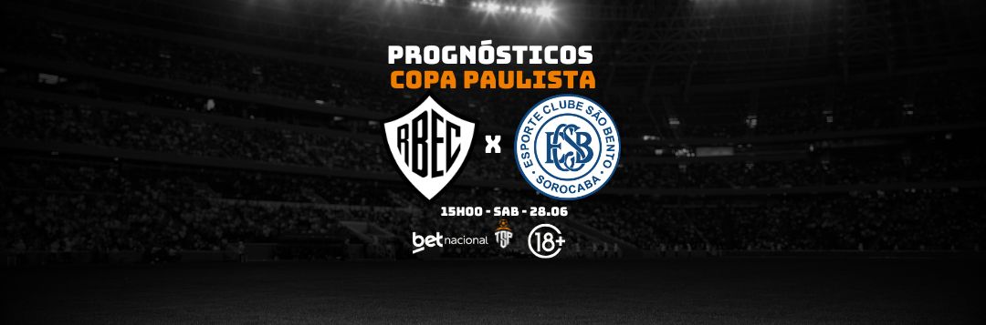 imagem da materia: Palpites: Rio Branco x São Bento - Copa Paulista