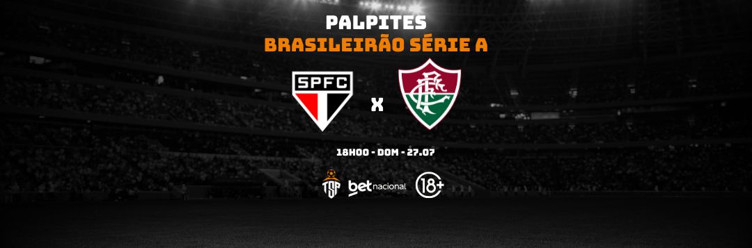 imagem da materia: Palpites: São Paulo x Fluminense - Série A