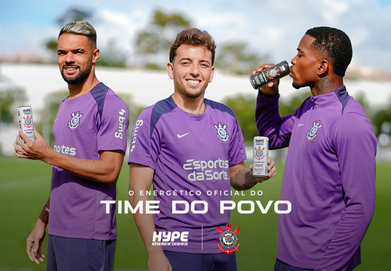 imagem da materia: Corinthians anuncia parceria com marca de energético