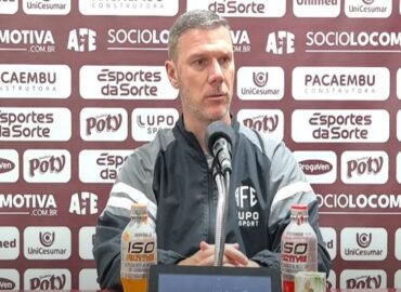 Vinícius Bergantin fala sobre derrota para o Vila Nova