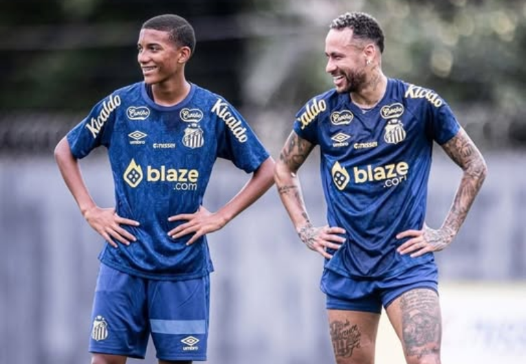 imagem da materia: Santos deve renovar com Robson Jr, filho de Robinho