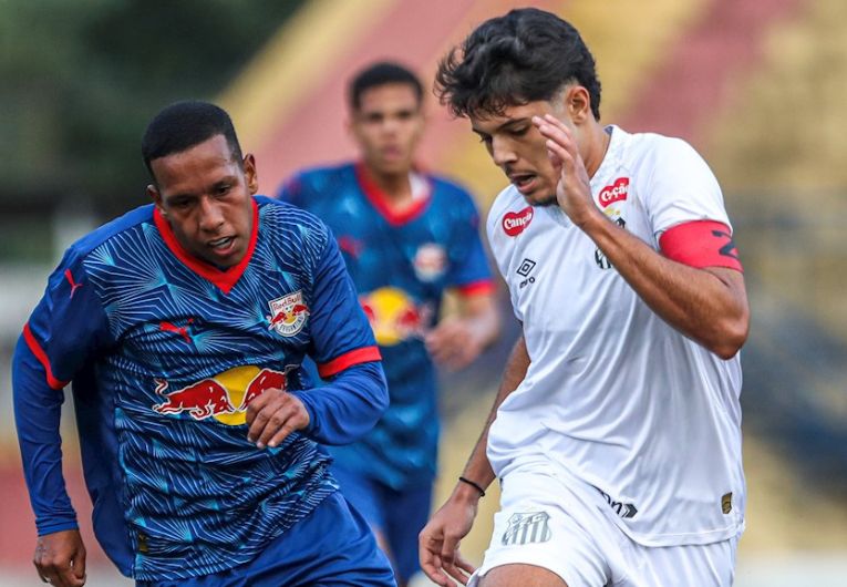 imagem da materia: Bragantino empate com o Santos pelo Brasileiro Sub-20