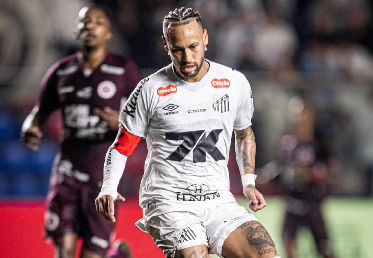 imagem da materia: Santos vence amistoso com gol de Neymar
