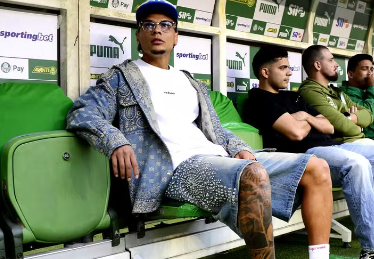 imagem da materia: Richard Ríos se despede do Palmeiras no Allianz Parque