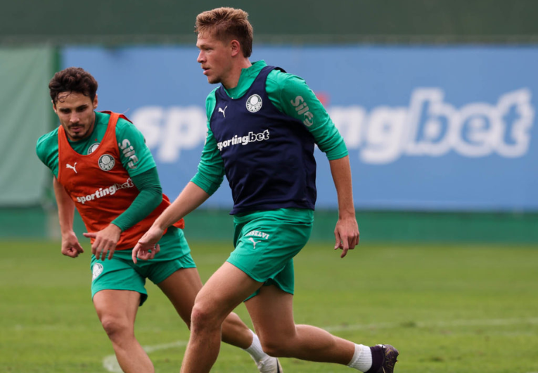 imagem da materia: Palmeiras realiza treinamento com presença de reforços