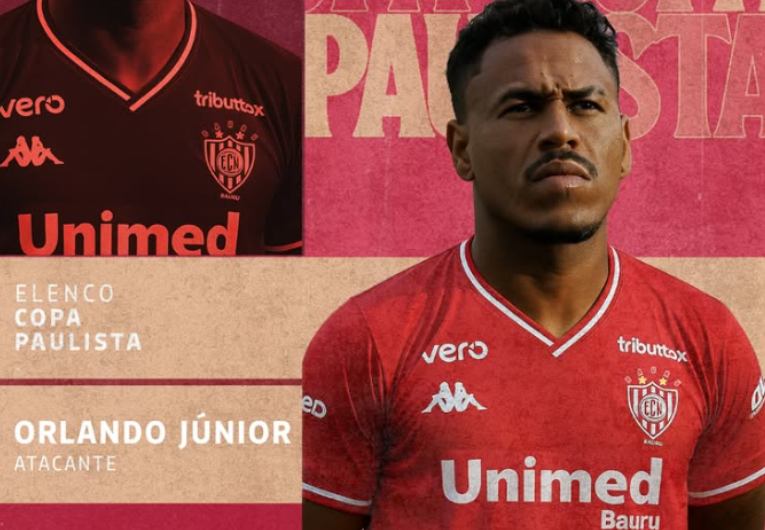 imagem da materia: Noroeste anuncia novo atacante para Copa Paulista
