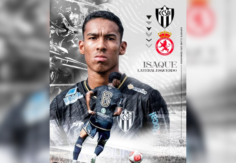 imagem da materia: EC São Bernardo libera Isaque para o futebol espanhol