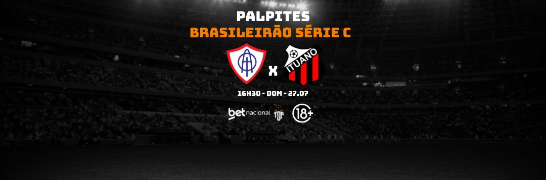 imagem da materia: Palpites Itabaiana x Ituano - Série C