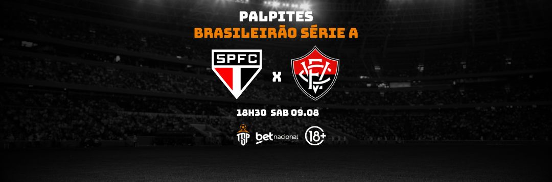 imagem da materia: Palpites: São Paulo x Vitória - Série A