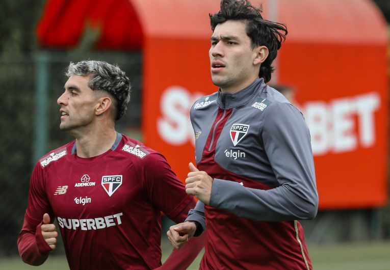 imagem da materia: São Paulo encerra sua preparação para encarar o Athletico
