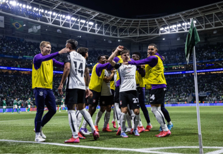 imagem da materia: Timão vence Dérbi em mata-mata nacional de forma inédita