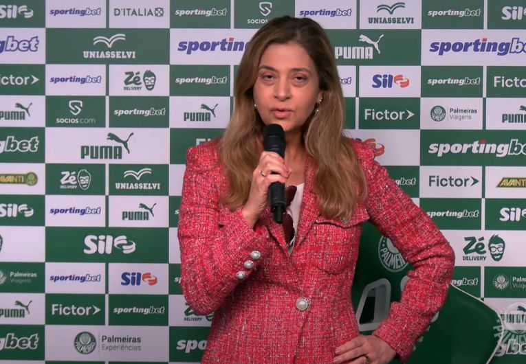 imagem da materia: Leila defende Abel e reforça desejo de renovar com o técnico