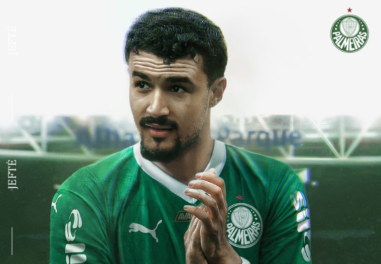 imagem da materia: Palmeiras anuncia a contratação do lateral Jefté