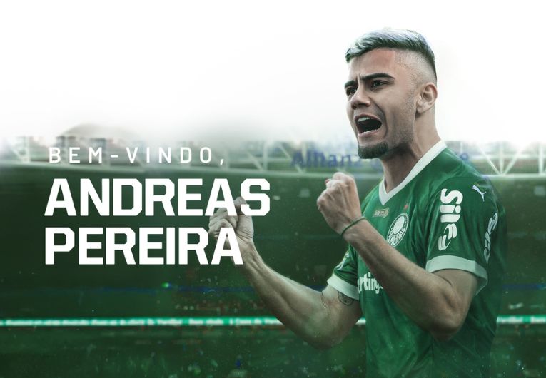 imagem da materia: Palmeiras anuncia a contratação de Andreas Pereira