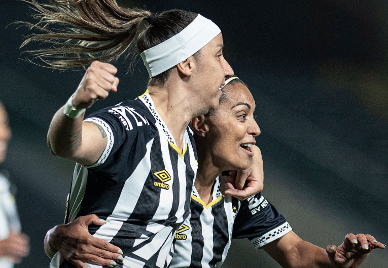 imagem da materia: Santos vence Palmeiras e encosta no G-4 do Paulista Feminino