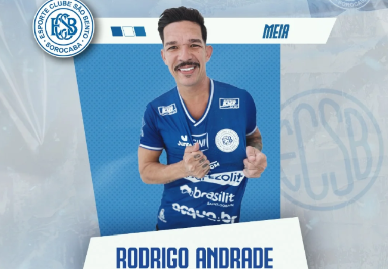 imagem da materia: São Bento anuncia meia Rodrigo Andrade