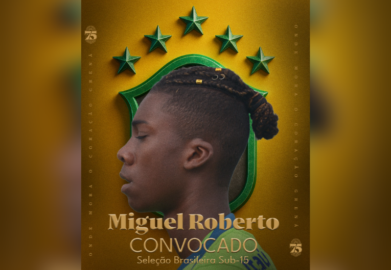 imagem da materia: Miguel Roberto é convocado para treinos da Seleção Sub-15