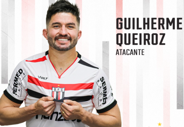 imagem da materia: Botafogo anuncia contratação do atacante Guilherme Queiroz