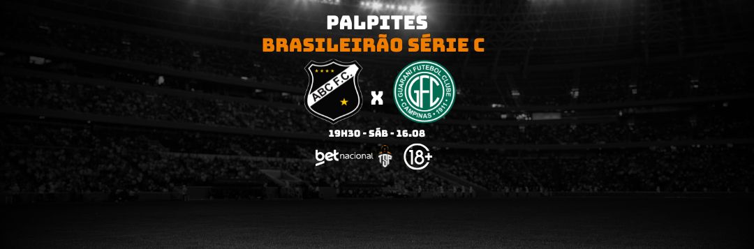 imagem da materia: Palpites: ABC x Guarani - Série C