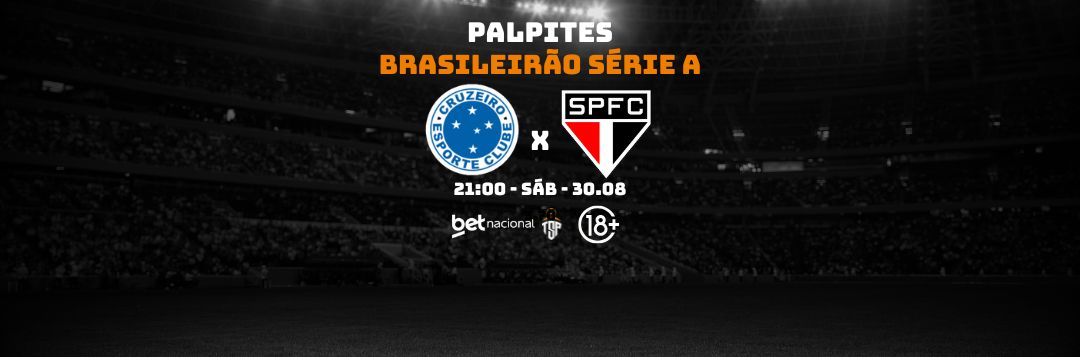 imagem da materia: Palpites: Cruzeiro x São Paulo - Série A