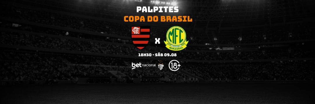 imagem da materia: Palpites: Flamengo x Mirassol - Série A