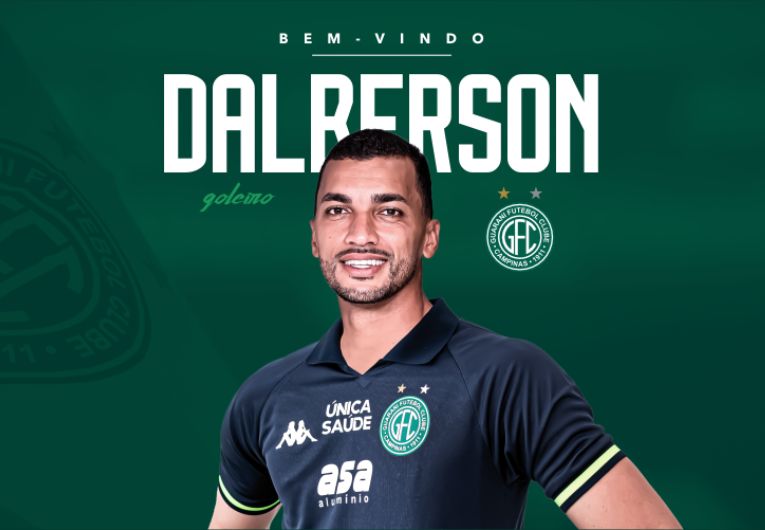 imagem da materia: Guarani anuncia goleiro Dalberson para reta final da Série C