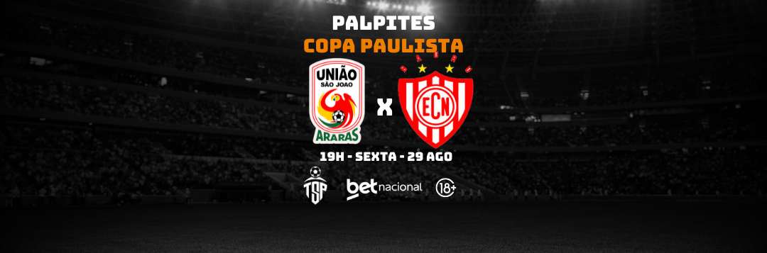 imagem da materia: Palpites União São João x Noroeste – Copa Paulista