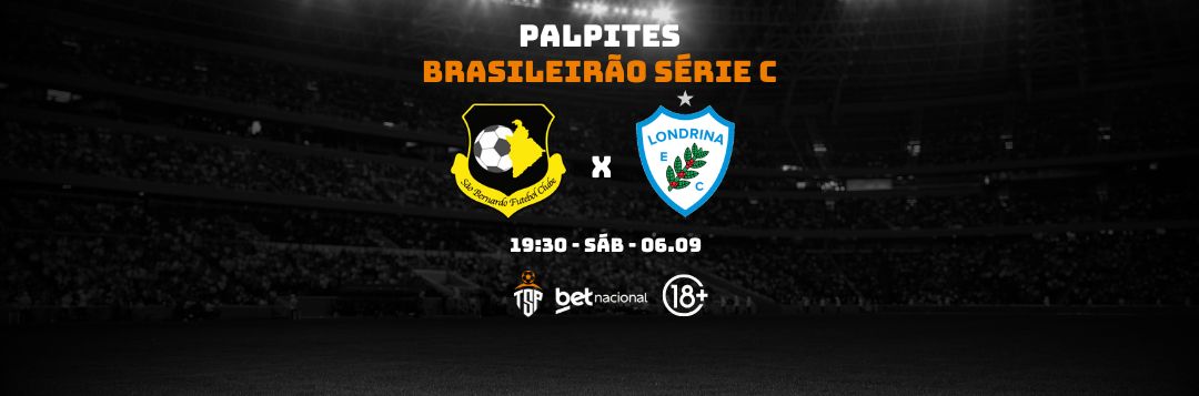 imagem da materia: Palpites: São Bernardo x Londrina - Série C