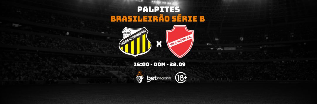 imagem da materia: Palpites: Novorizontino x Vila Nova - Série B