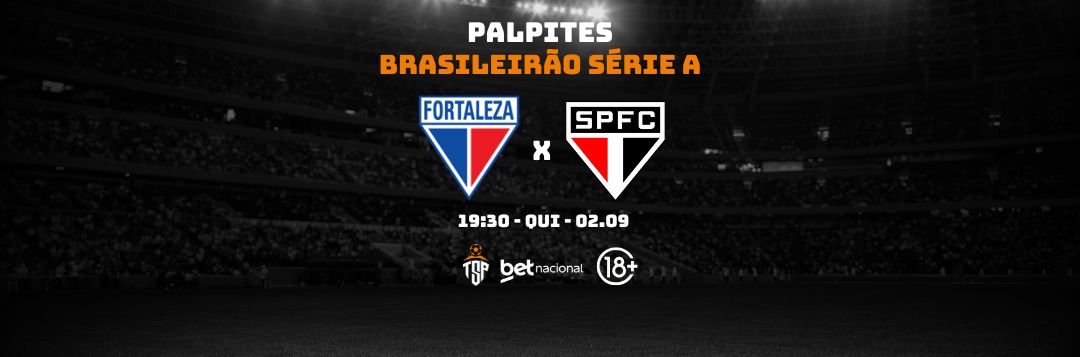imagem da materia: Palpites: Fortaleza x São Paulo - Série A