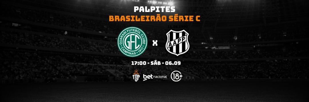 imagem da materia: Palpites: Guarani x Ponte Preta - Série C