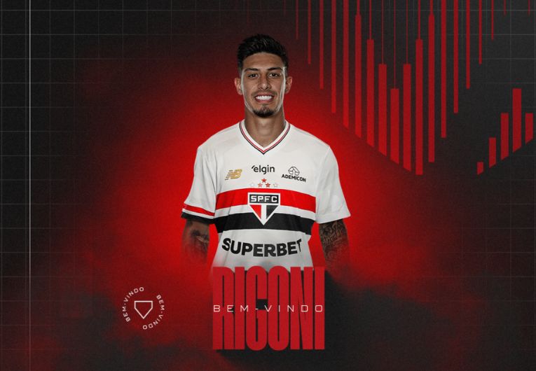 imagem da materia: São Paulo anuncia a volta do atacante Rigoni