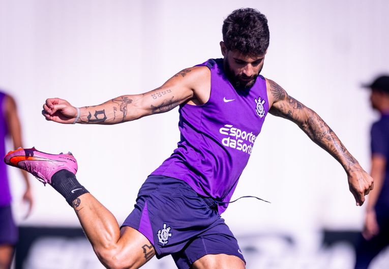 imagem da materia: Com Yuri Alberto, Corinthians se reapresenta após folga