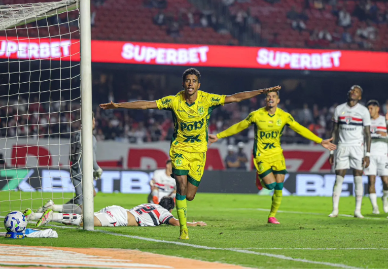 imagem da materia: Mirassol nunca perdeu para os grandes de SP no Brasileirão