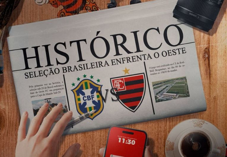 imagem da materia: Oeste celebra amistoso contra a Seleção: “É um marco